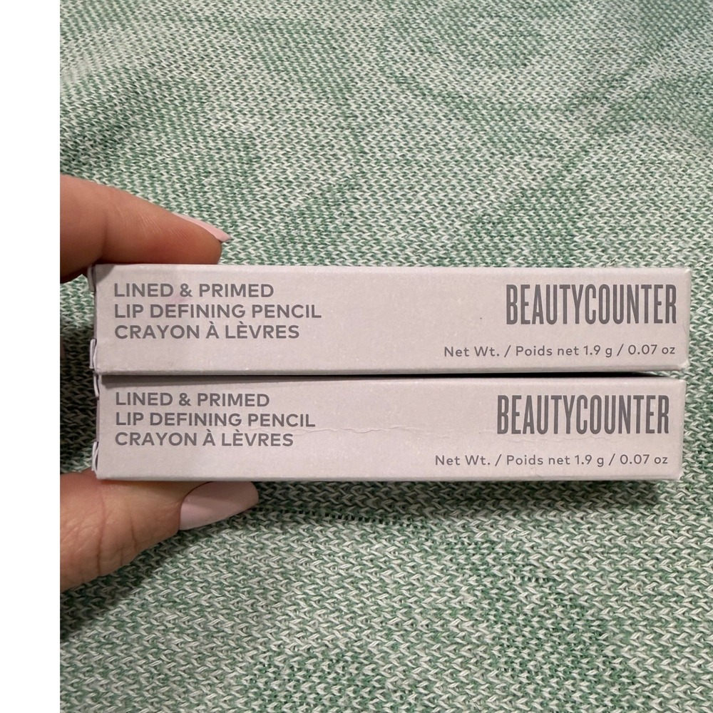 Beautycounter Lined & Primed Lip Defining Pencil Pink Blossom NIB Lot of 2